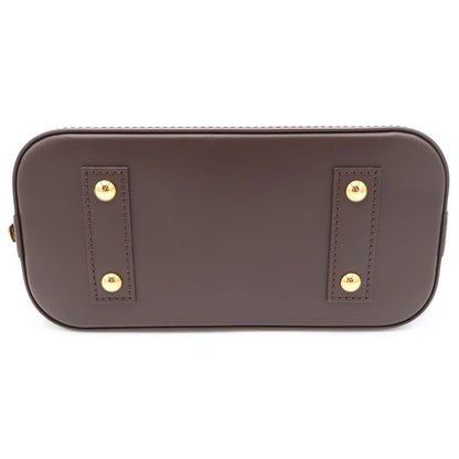 Louis Vuitton Damier Alma BB Handbag Brown Leather — view 4