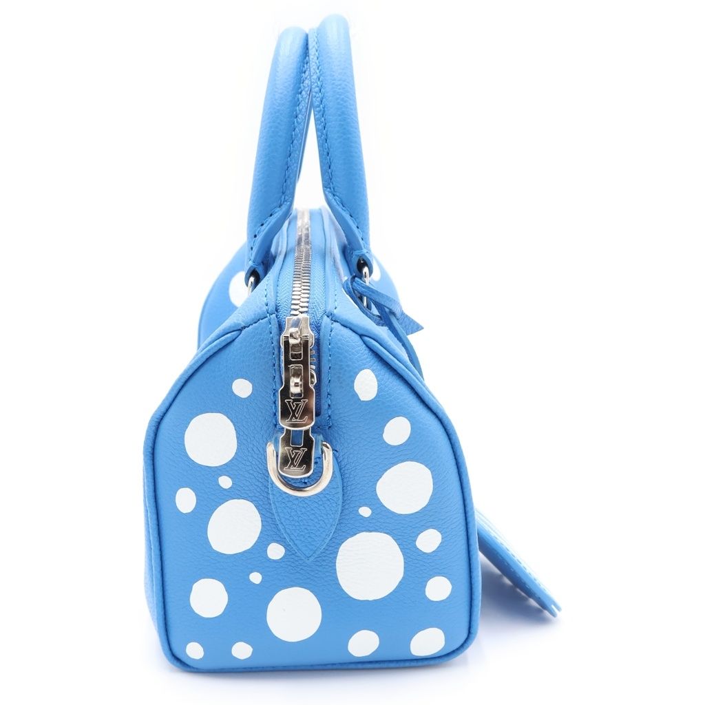 Louis Vuitton YK Speedy 20 Bandouliere Yayoi Kusama 20 Monogram Dot Embossed — view 3
