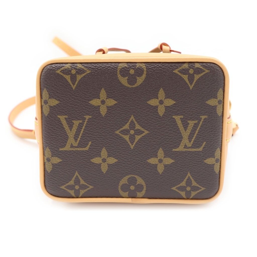 Louis Vuitton Monogram Vivienne Holiday Nanonoe Mini Shoulder Bag Brown Leather — view 4