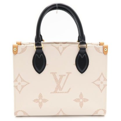 Louis Vuitton Monogram Dune On The Go PM 2-Way Shoulder Bag Ivory Black Leather