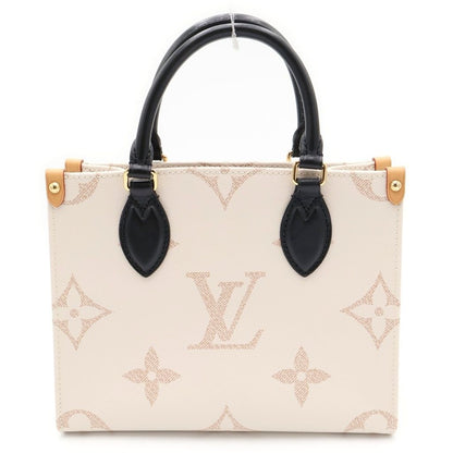 Louis Vuitton Monogram Dune On The Go PM 2-Way Shoulder Bag Ivory Black Leather — view 2