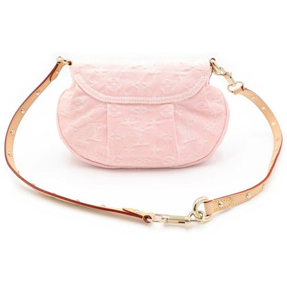 Louis Vuitton Monogram Denim Sunset 2-Way Mini Shoulder Bag Washed Pink Brown — view 2