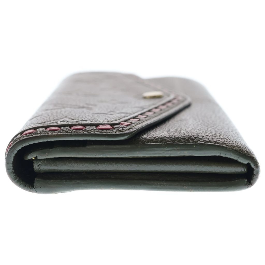 Louis Vuitton Empreinte Portefeuille Sarah Wallet Card Case Khaki Pink Leather — view 3