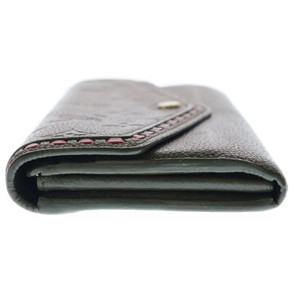 Louis Vuitton Empreinte Portefeuille Sarah Wallet Card Case Khaki Pink Leather — view 3