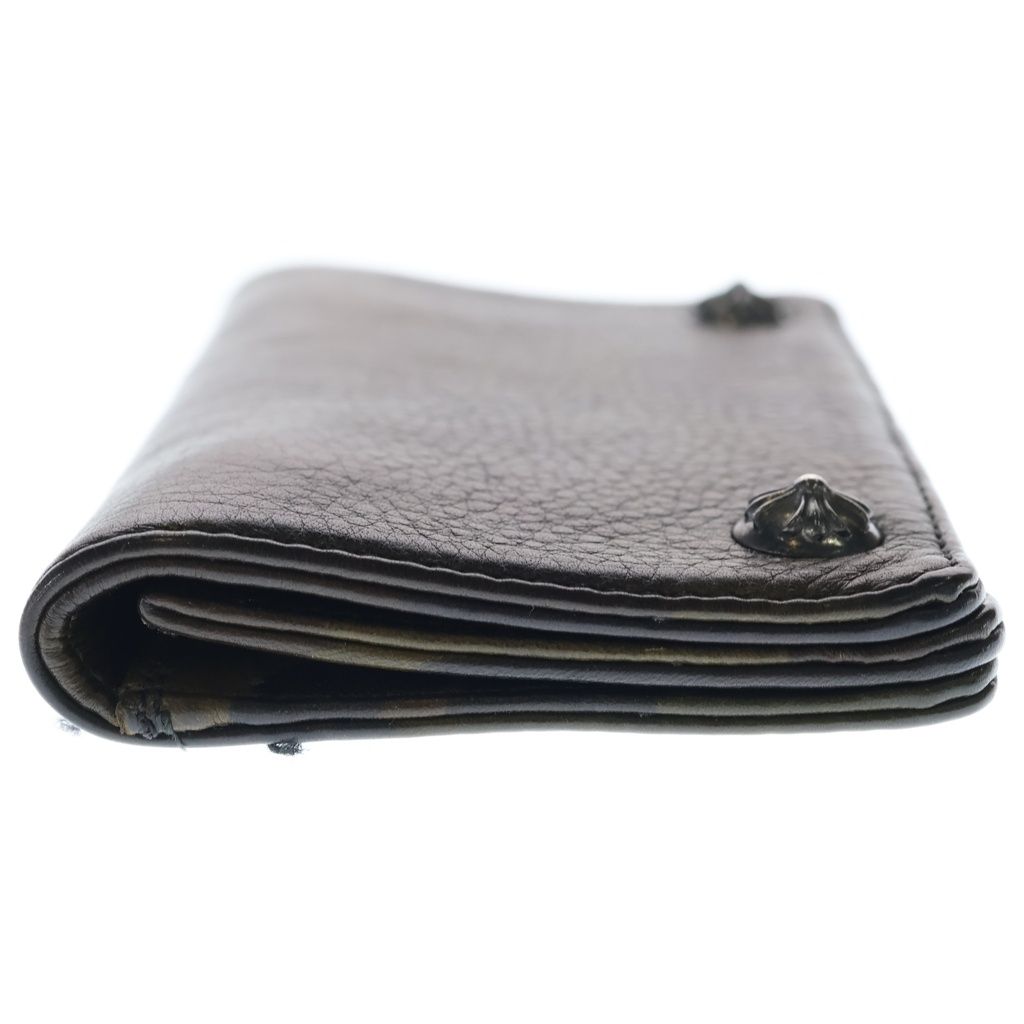 Chrome Hearts Cross Ball Button Leather Wallet Camouflage Khaki — view 3