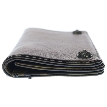 Chrome Hearts Cross Ball Button Leather Wallet Camouflage Khaki — view 3