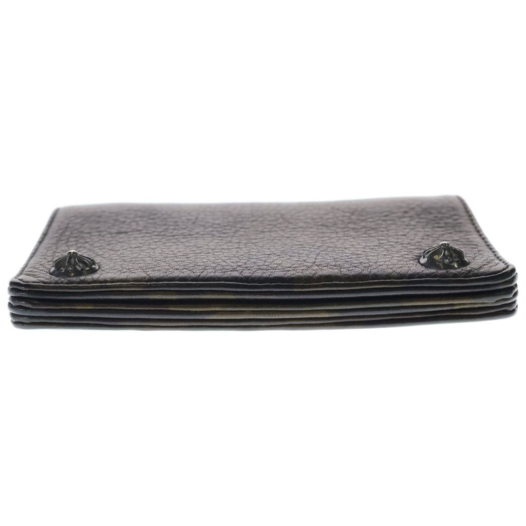 Chrome Hearts Cross Ball Button Leather Wallet Camouflage Khaki — view 5