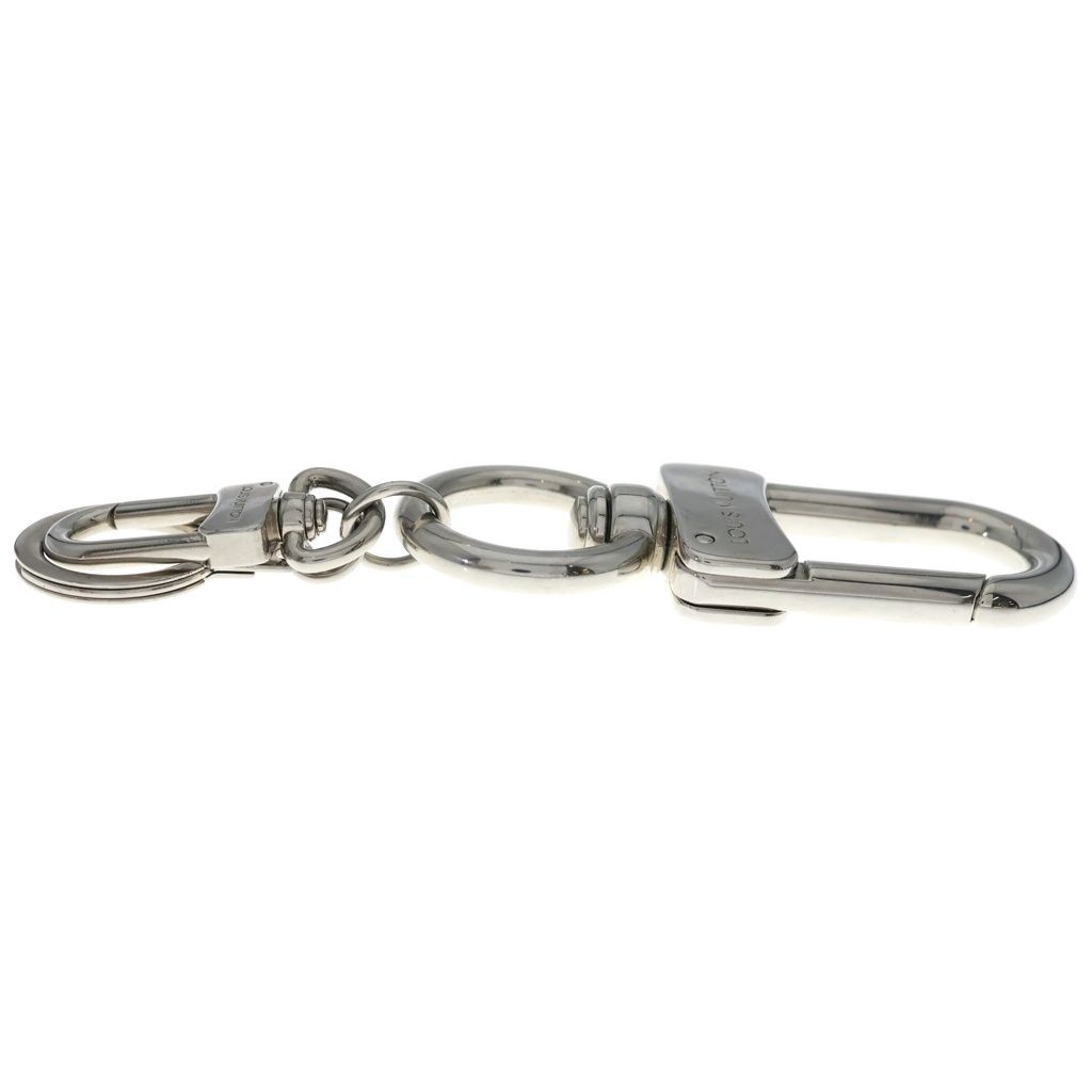 Louis Vuitton Cles Muskton XL Key Charm Bag Key Ring Silver — view 3