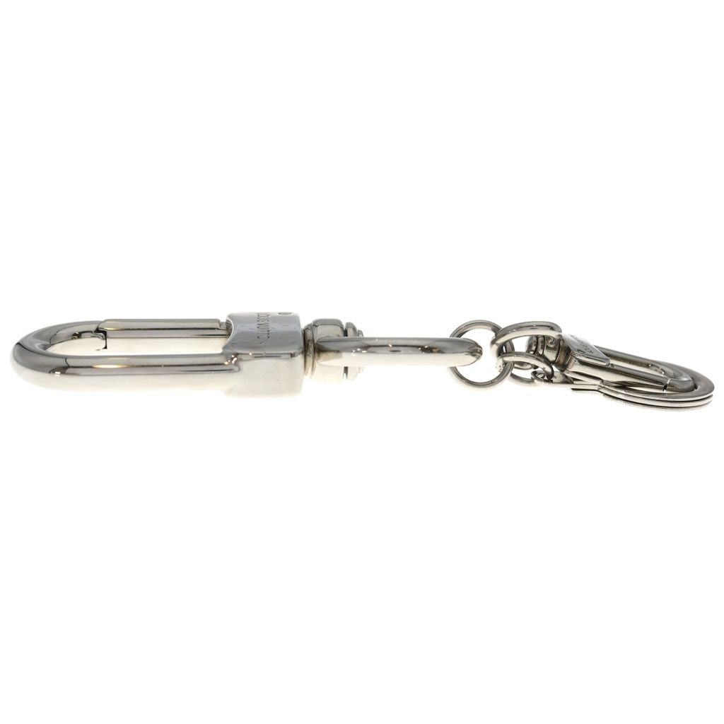 Louis Vuitton Cles Muskton XL Key Charm Bag Key Ring Silver — view 4