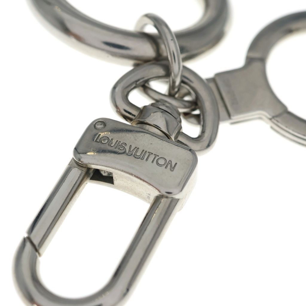 Louis Vuitton Cles Muskton XL Key Charm Bag Key Ring Silver — view 5