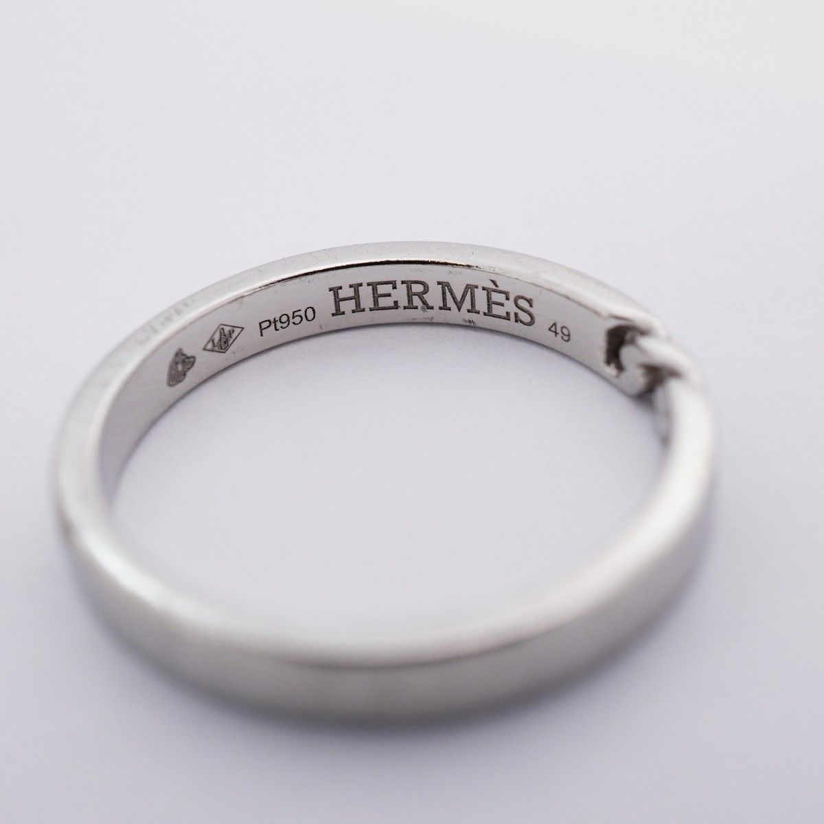 Hermes Ring Series Platinum Diamond — view 4