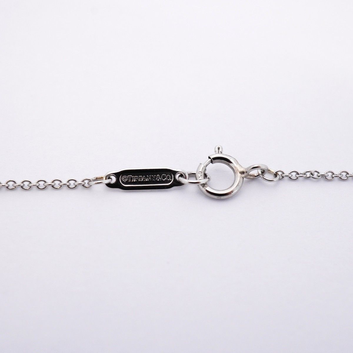 Tiffany & Co Necklace Bow Ribbon Platinum Diamond — view 4
