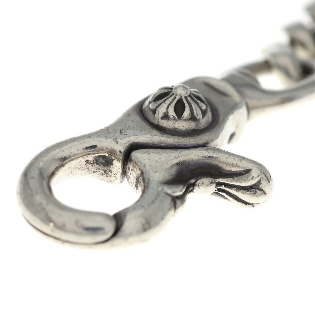 Chrome Hearts Clp Chn Classic-l Long Classic Link Key Chain Silver Key Holder — view 5