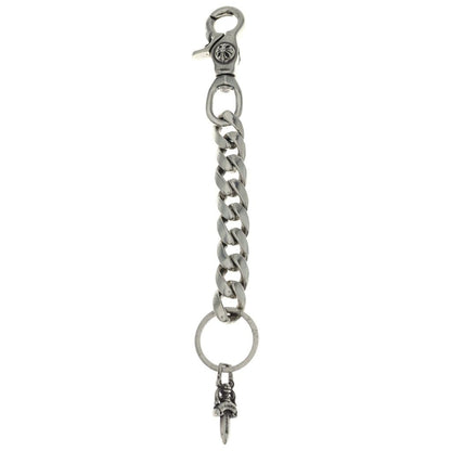 Chrome Hearts Clp Chn Classic-l Long Classic Link Key Chain Silver Key Holder