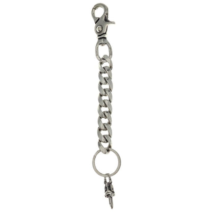 Chrome Hearts Clp Chn Classic-l Long Classic Link Key Chain Silver Key Holder — view 2