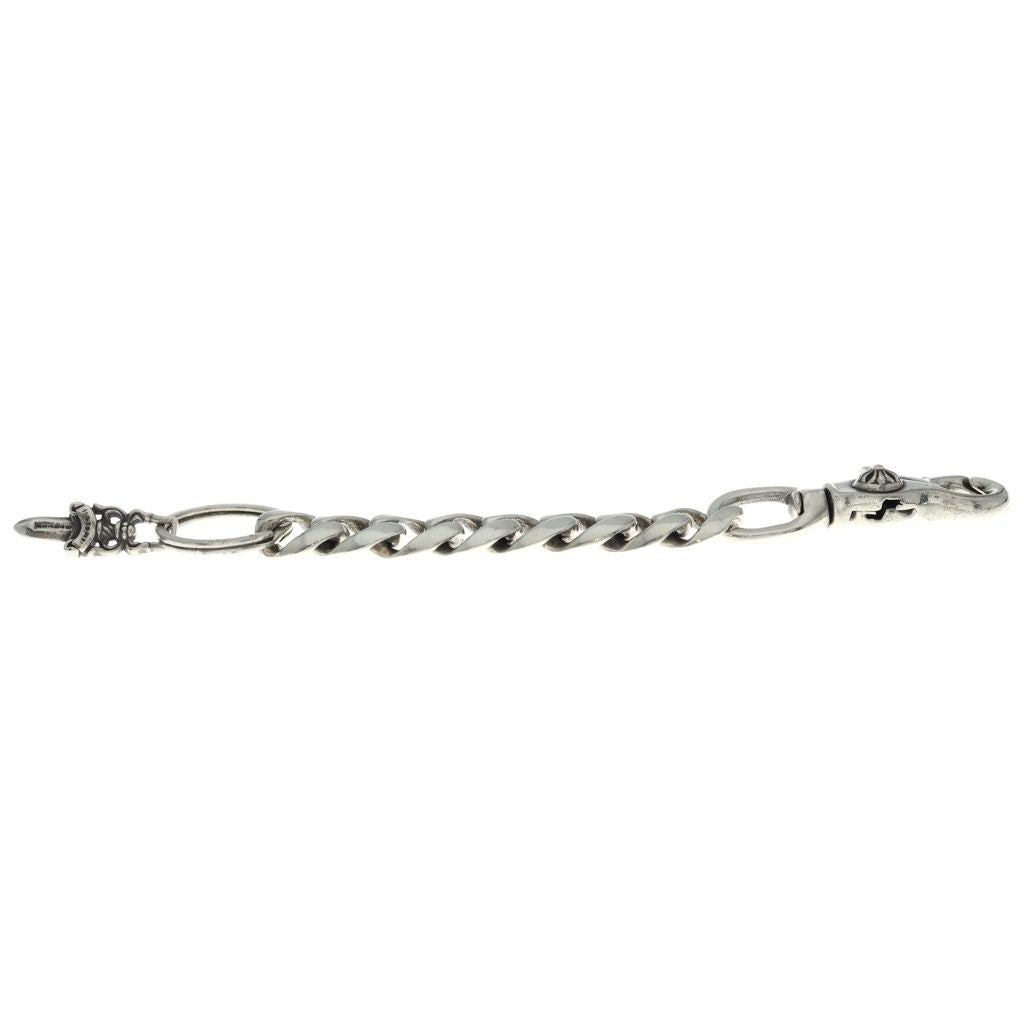 Chrome Hearts Clp Chn Classic-l Long Classic Link Key Chain Silver Key Holder — view 4