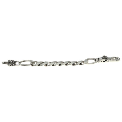 Chrome Hearts Clp Chn Classic-l Long Classic Link Key Chain Silver Key Holder — view 4