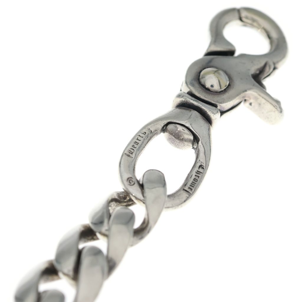 Chrome Hearts Clp Chn Classic-l Long Classic Link Key Chain Silver Key Holder — view 6