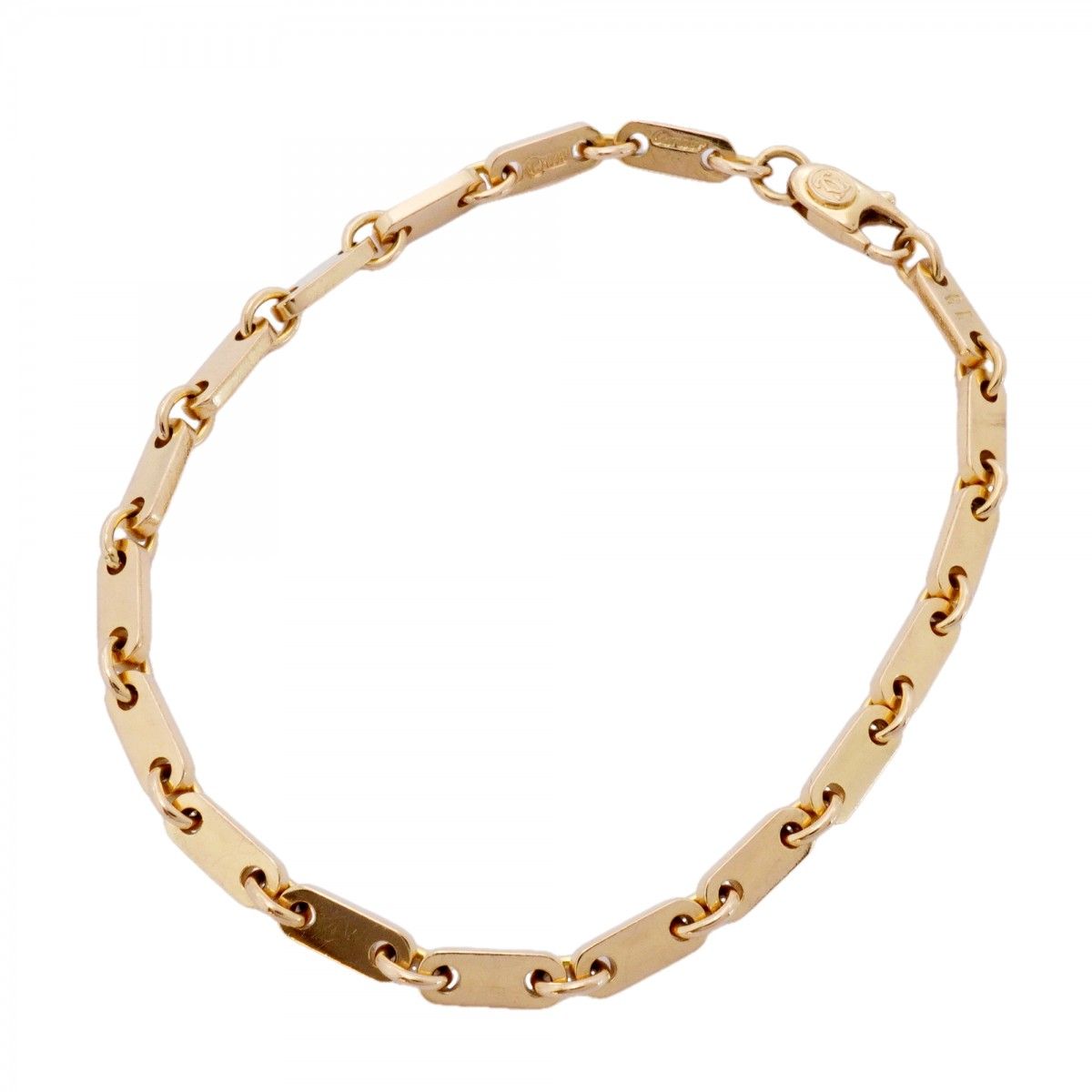 Cartier Bracelet Figaro 18k Yellow Gold