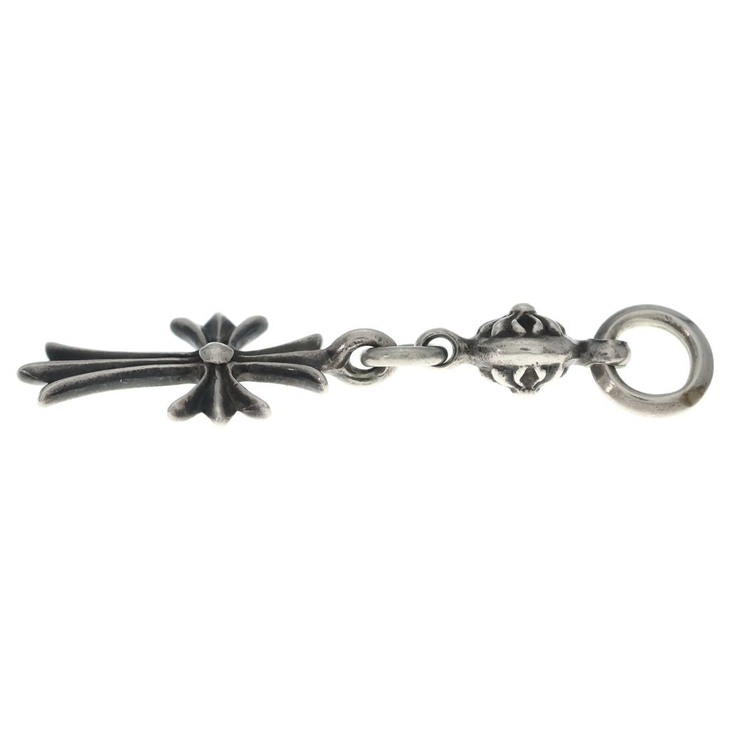 Chrome Hearts Tny CH Crs 1 Ball Tiny CH Cross Charm Pendant Top Silver — view 4