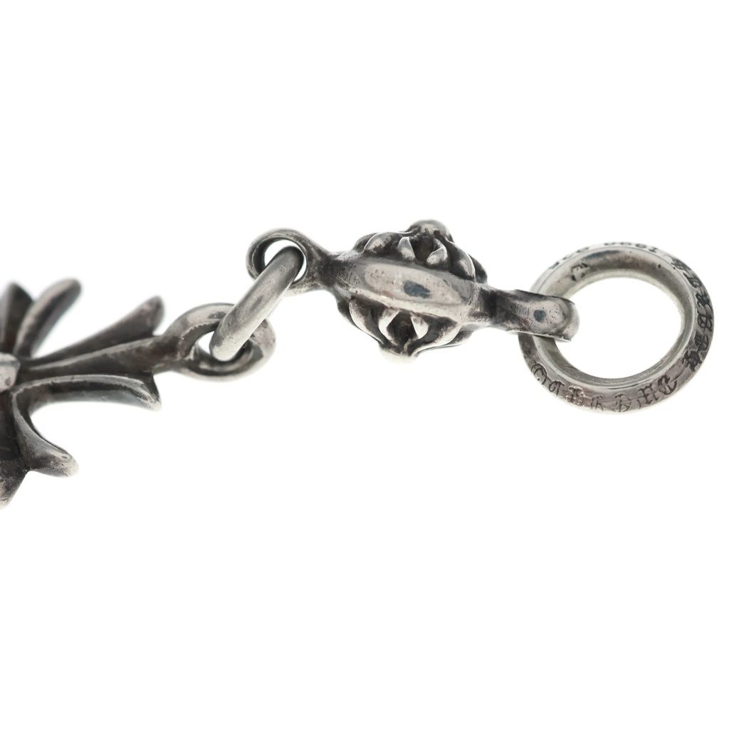 Chrome Hearts Tny CH Crs 1 Ball Tiny CH Cross Charm Pendant Top Silver — view 5