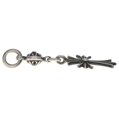 Chrome Hearts Tny CH Crs 1 Ball Tiny CH Cross Charm Pendant Top Silver — view 3