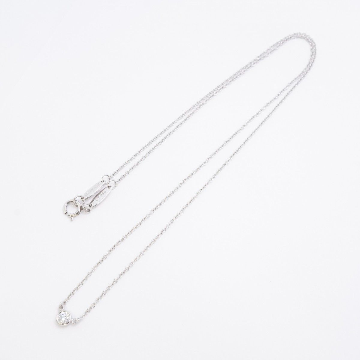 Tiffany & Co Necklace by the Yard Platinum Diamond — view 3