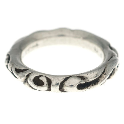 Chrome Hearts Scrl Band Scroll Ring Silver — view 2