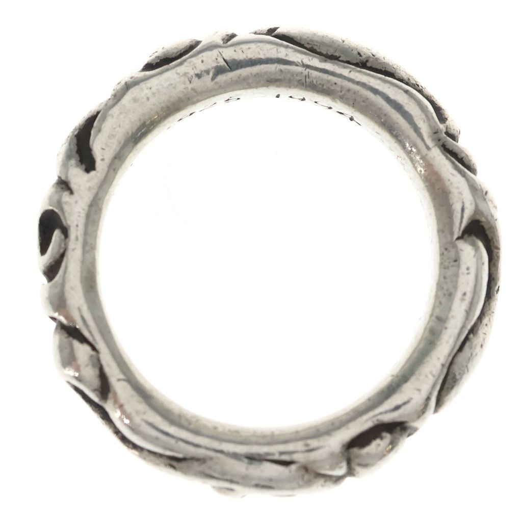 Chrome Hearts Scrl Band Scroll Ring Silver