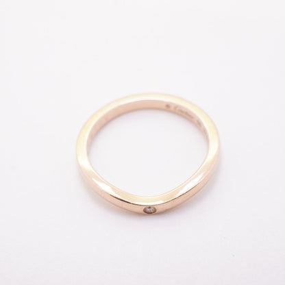Cartier Ring Ballerina 18k Pink Gold Diamond 60 Flat — view 3
