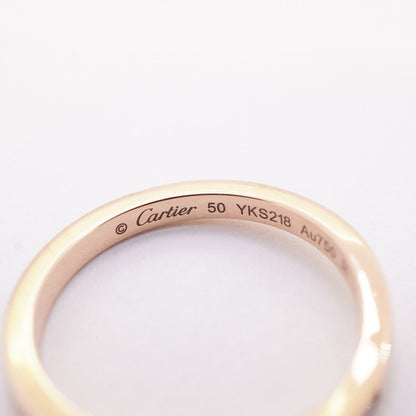 Cartier Ring Ballerina 18k Pink Gold Diamond 60 Flat — view 4