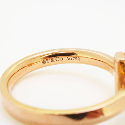 Tiffany & Co Ring T One 18k Pink Gold Diamond — view 4