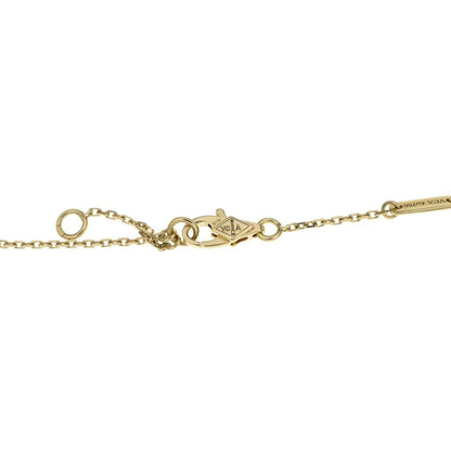 Van Cleef & Arpels Sweet Alhambra Mother of Pearl Necklace Pendant Chain Gold — view 6