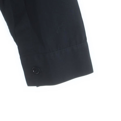 Dior Homme High Neck Zip Up Long Sleeve Shirt Black — view 6
