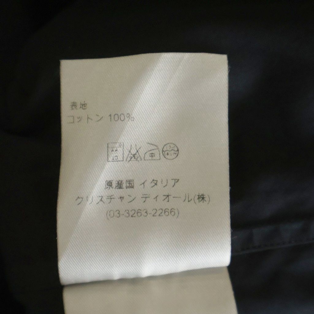 Dior Homme High Neck Zip Up Long Sleeve Shirt Black — view 8
