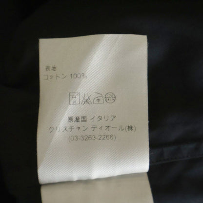 Dior Homme High Neck Zip Up Long Sleeve Shirt Black — view 8