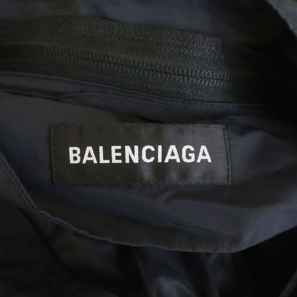 Balenciaga Oversized Nylon Jacket Black — view 6
