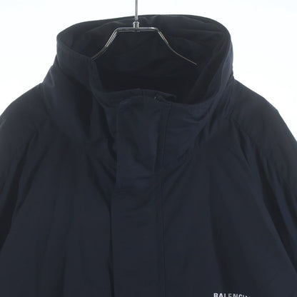 Balenciaga Oversized Nylon Jacket Black — view 3