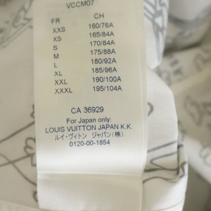 Louis Vuitton LV Logo Plays Graphic Cotton Regular Color Long Sleeve Shirt — view 8