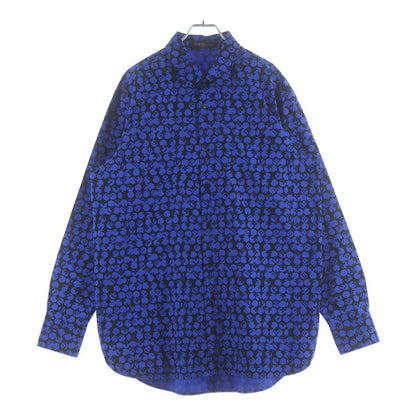 Louis Vuitton Perforated Monogram Pattern Dna Regular Color Long Sleeve Shirt