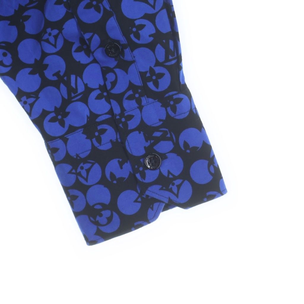 Louis Vuitton Perforated Monogram Pattern Dna Regular Color Long Sleeve Shirt — view 5