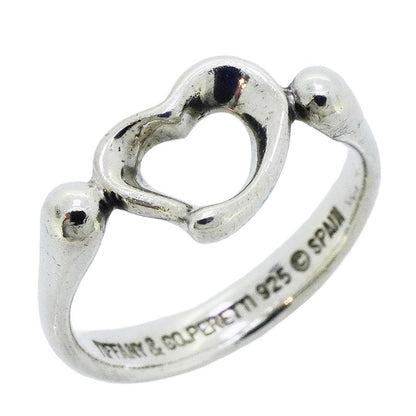 Tiffany & Co Ring Open Heart 925 Sterling Silver