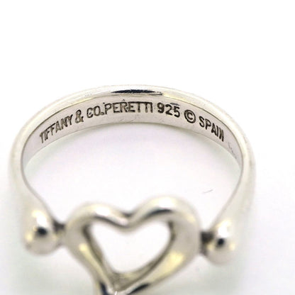 Tiffany & Co Ring Open Heart 925 Sterling Silver — view 4
