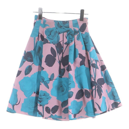 Dior Knee Length Skirt Rose Turquoise Blue Pink 34