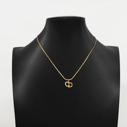 Dior Necklace CD Logo Gold Plated — view 5