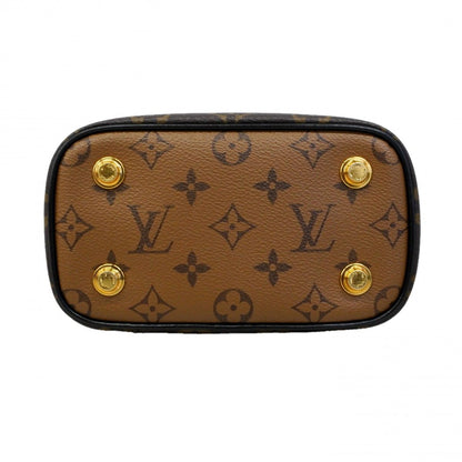 Louis Vuitton Handbag Monogram Reverse Vanity Nvpm Brown 2-Way Bag — view 3