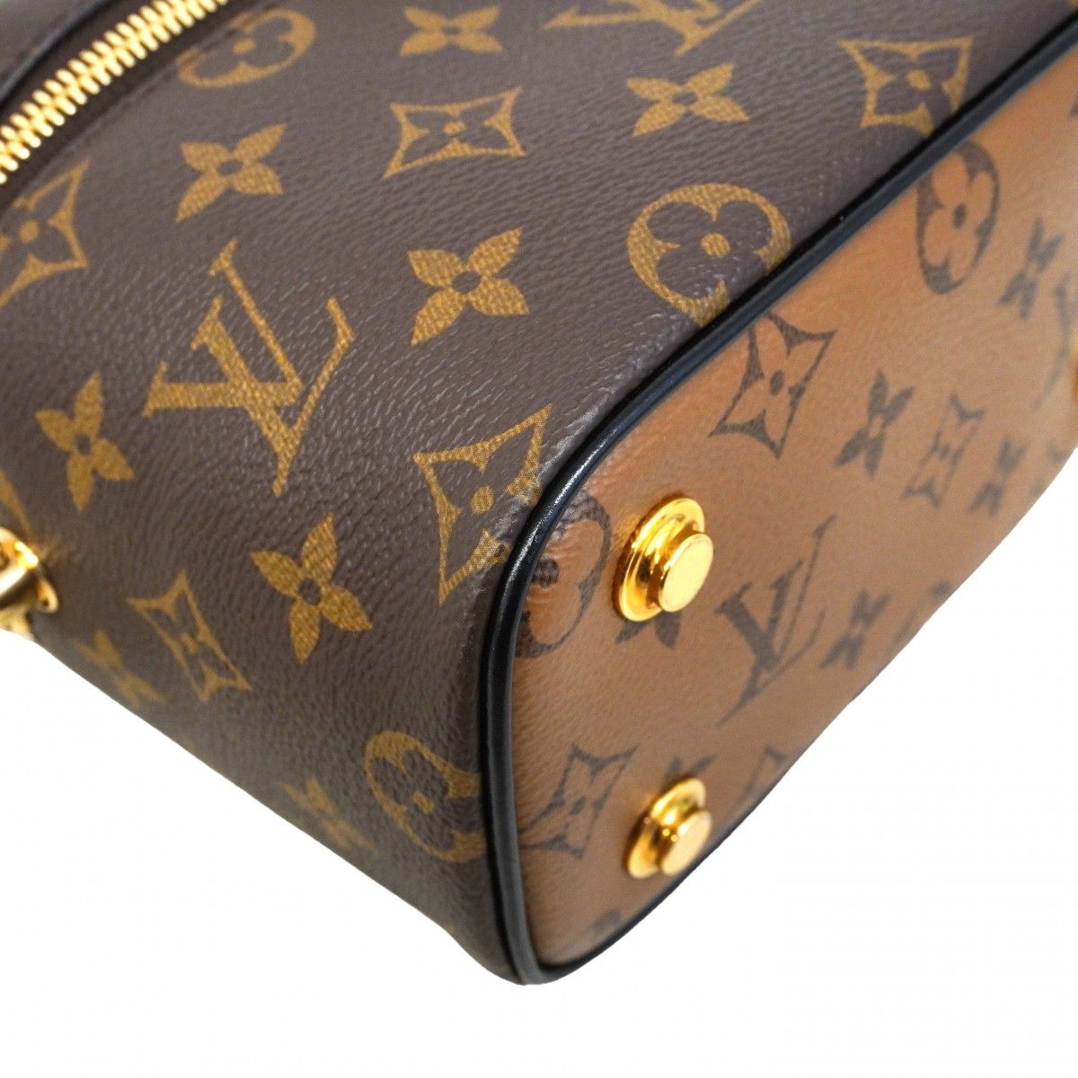 Louis Vuitton Handbag Monogram Reverse Vanity Nvpm Brown 2-Way Bag — view 6