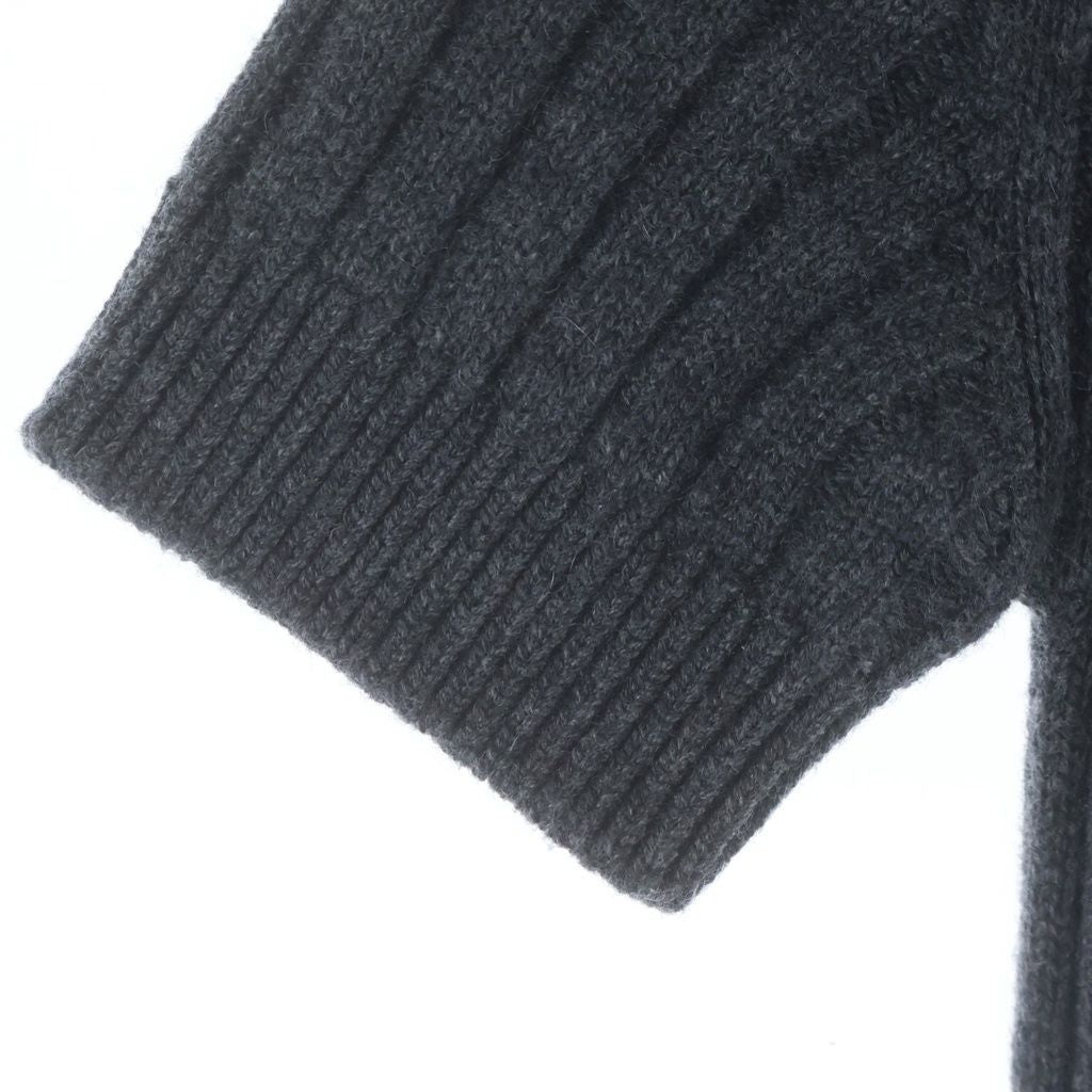 Louis Vuitton Cashmere Knit Monogram Dress Gray — view 5