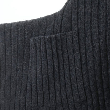 Louis Vuitton Cashmere Knit Monogram Dress Gray — view 6
