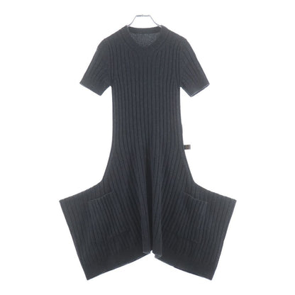 Louis Vuitton Cashmere Knit Monogram Dress Gray